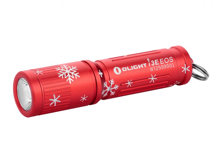Olight I3E EOS Snowflake Red Limited Edition Zaklamp