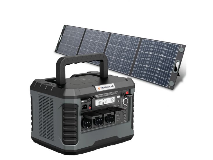 HEKO Solar Master 2200 Powerstation met 200W Zonnepaneel