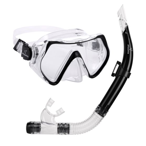 Atlantis Hawai Snorkelset - Black