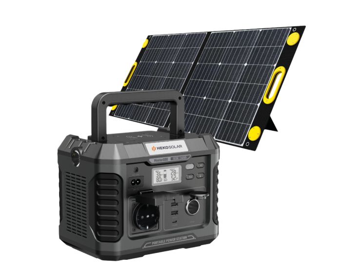 HEKO Solar Master 600 Powerstation met 100W Zonnepaneel