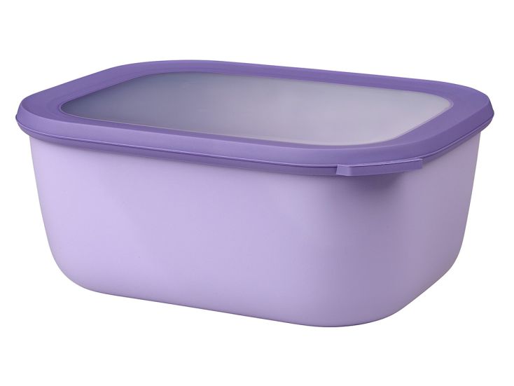 Mepal Cirqula 3000 ml rechthoekige vershouddoos - Fuchsia