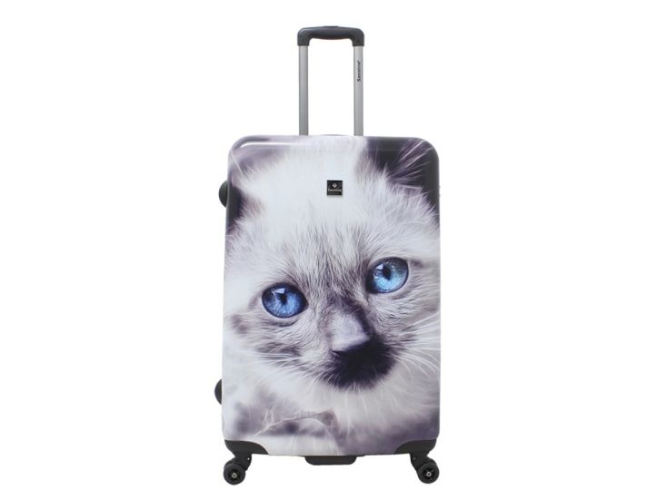 Saxoline White Cat 78 cm reiskoffer