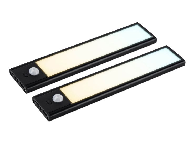 Brendz Puyo LED 20 cm set van 2 magnetische LEDstrips - Black