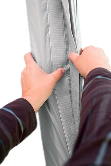 DWT-schuimkraal met klittenbandsluiting, 230 cm in PE-folie