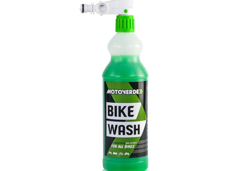 Motoverde fietsreiniger met Gardena wateraansluiting