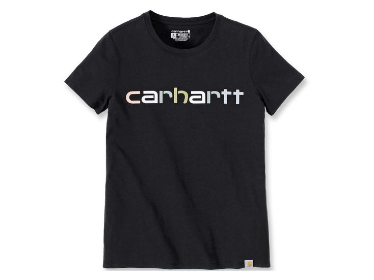 Carhartt TK5764 Multicolor Logo Black dames T-shirt