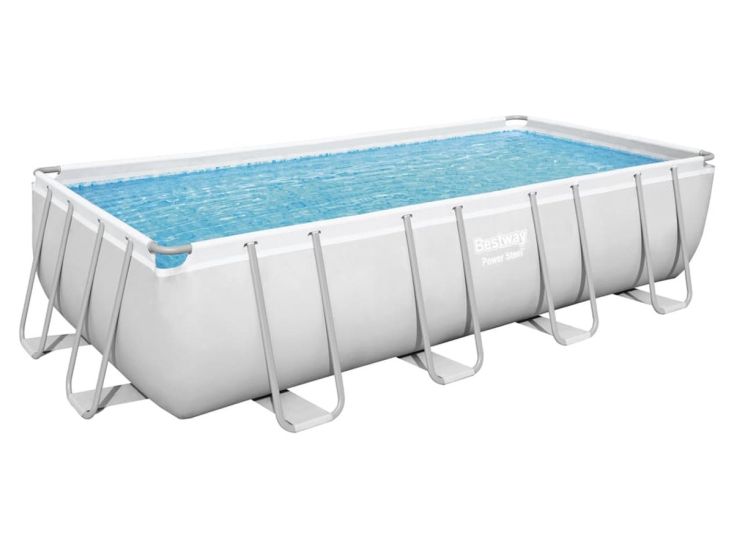 Bestway Power Steel 488x244cm zwembad met accessoires