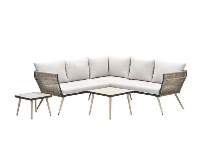 Garden Impressions Pylos 5-delige taupe loungeset