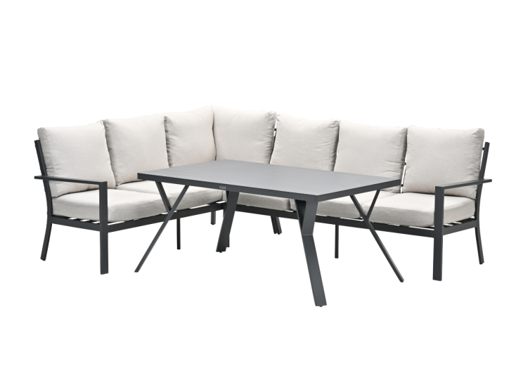 Garden Impressions Senja Links desert-sand lounge-diningset