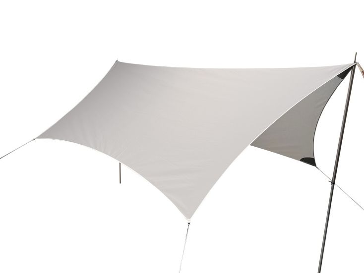 ESVO 340 polyester silver metallic tarp