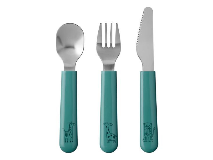 Mepal Mio 3-delig kinderbestekset - Deep turquoise