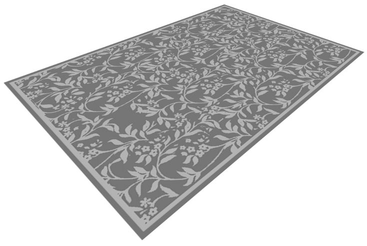 Eurotrail 200 x 180 Chill Relax Mat - Charcoal Grey