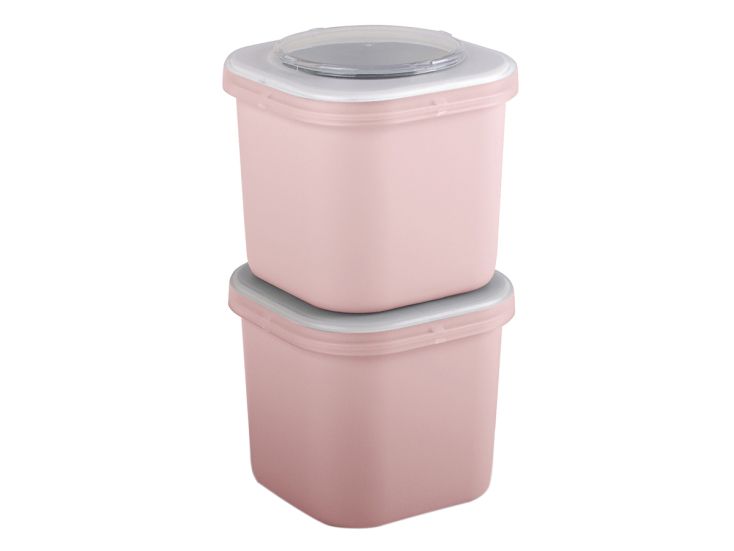 Sunware Sigma home Food to go set van 2 lunchbakjes - Pink