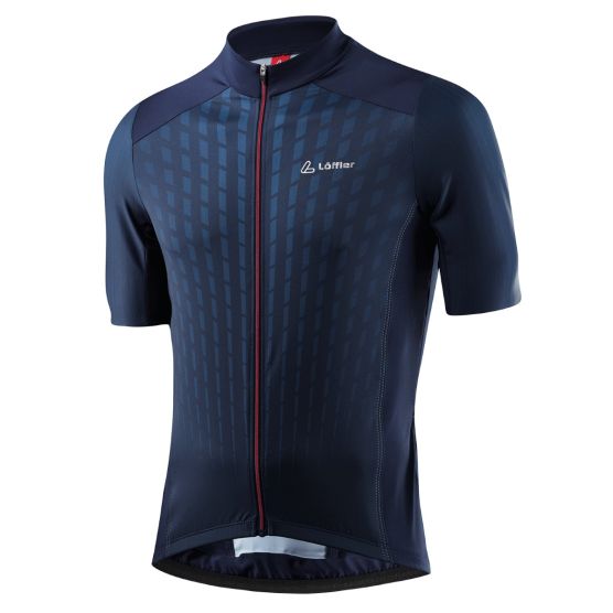 Skybeam blauw heren fietsshirt
