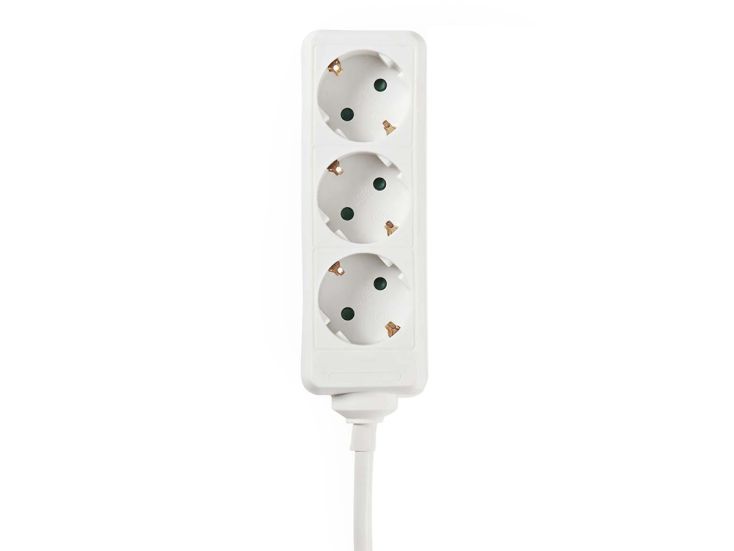 Nedis EXSO330F1WT 3-weg stekkerdoos - 3 meter