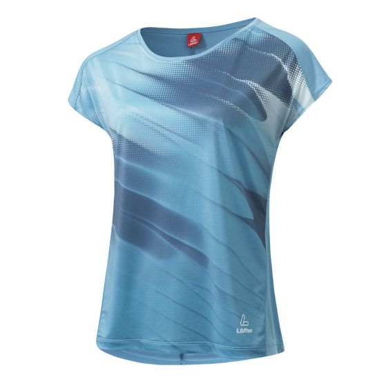 Loeffler Fairdust blauw dames fietsshirt