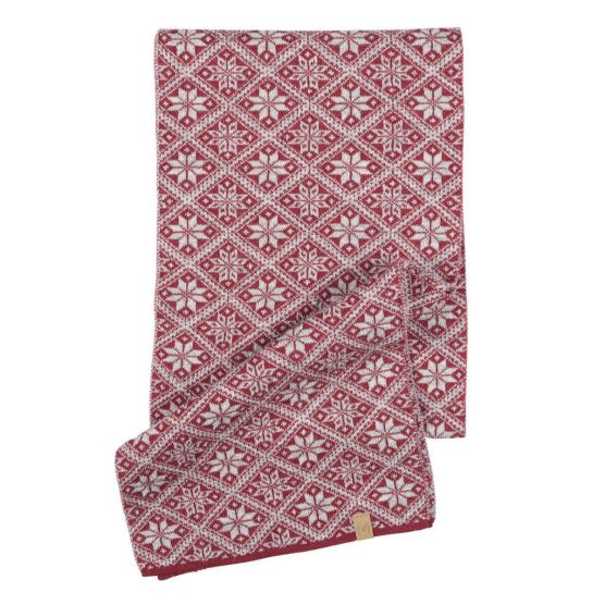 Ivanhoe Freya Deep Red wollen sjaal