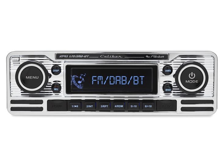 Caliber RMD120DAB-BT Retro look Chrome DAB+ autoradio
