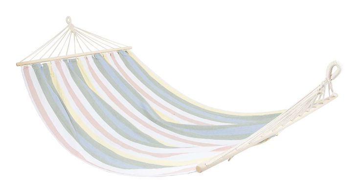 Bo-Camp Pastel Auvillar XL hangmat met spreidstok