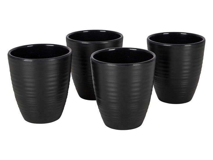 Bo-Camp Industrial Orville Black set van 4 mokken