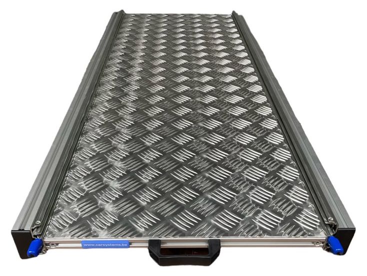 Aluminium camper schuifframe met bovenplaat - 120x40 cm