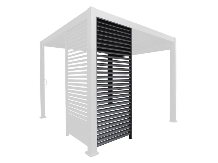 Orion 300 cm kant Louvre Shutter Paneel - Anthracite