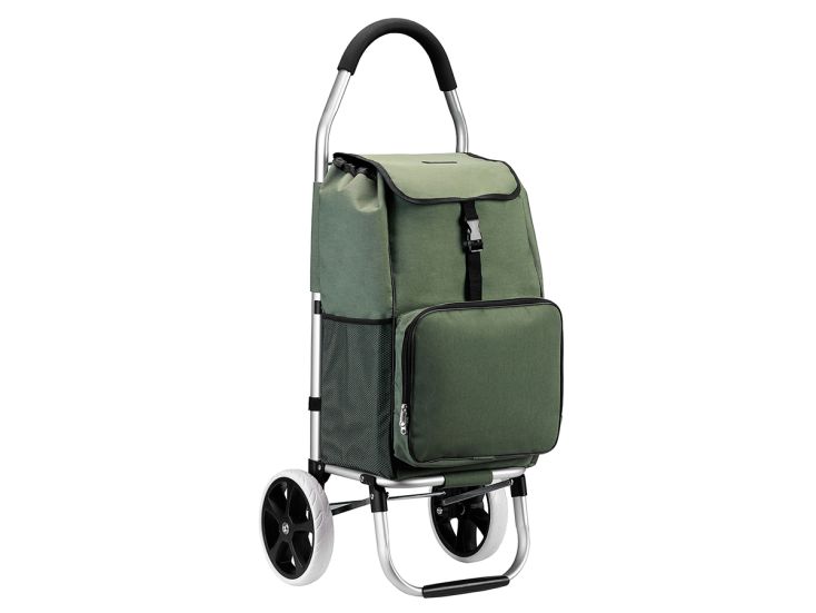 Packaway 45 liter boodschappentrolley met koelvak - Green