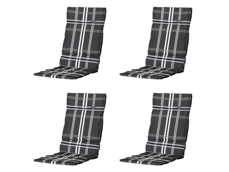 Madison Nils taupe Tuinkussen - Set van 4