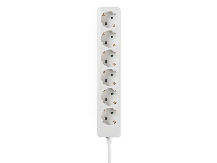 Nedis EXSO615F1WT 6-voudige stekkerdoos - 1,5 meter