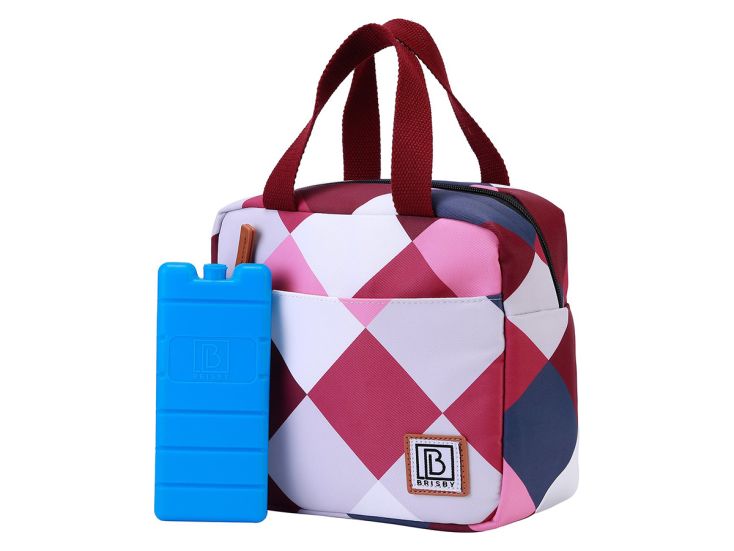 Brisby 4-laags geïsoleerde 4 liter koeltas - Blok Rose