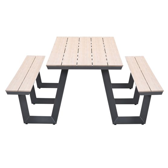 Garden Impressions Bell picknick set-280cm- l.teak vironwood