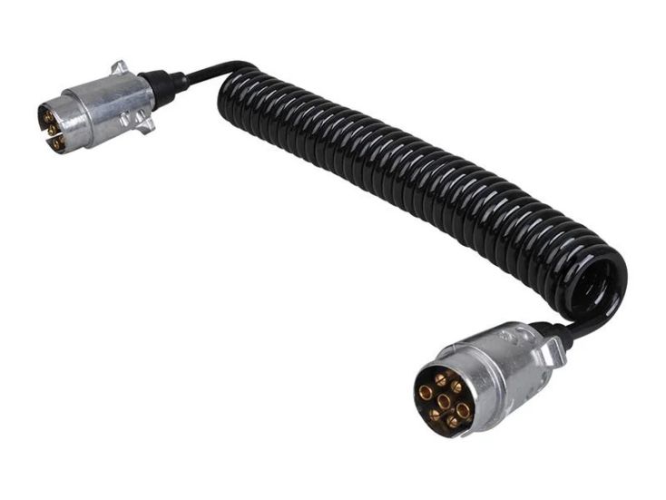Proplus 7-polig spiraalkabel - Max. 4.5 meter