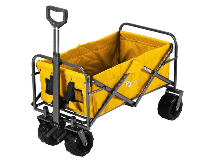 Packaway XL opvouwbare bolderkar - Okergeel