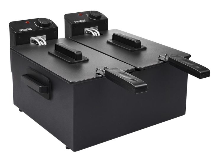 Princess 183028 dubbele frituurpan - Black