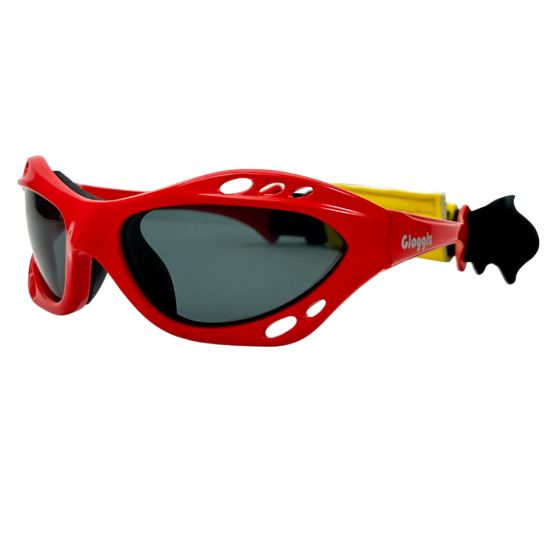 Glogglz Rayz UV-beschermde zonnebril - Red
