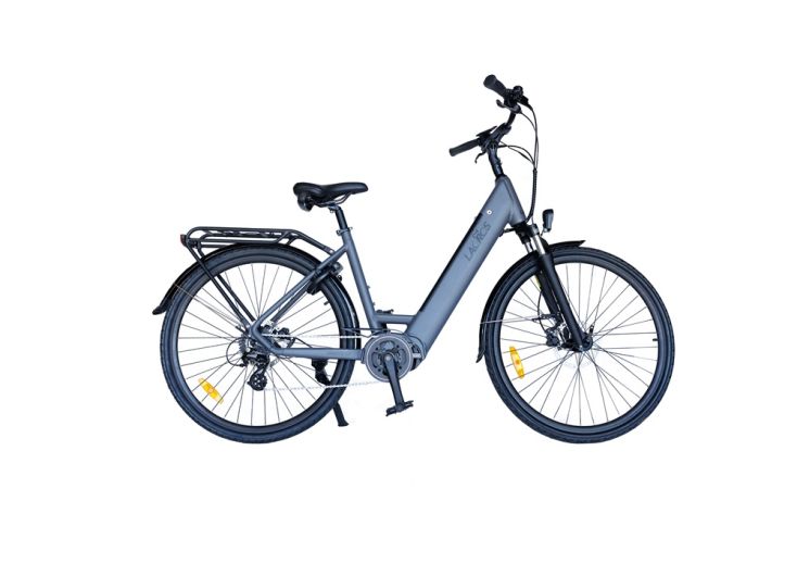 Lacros Drafter elektrische fiets met Middenmotor - Matgrijs