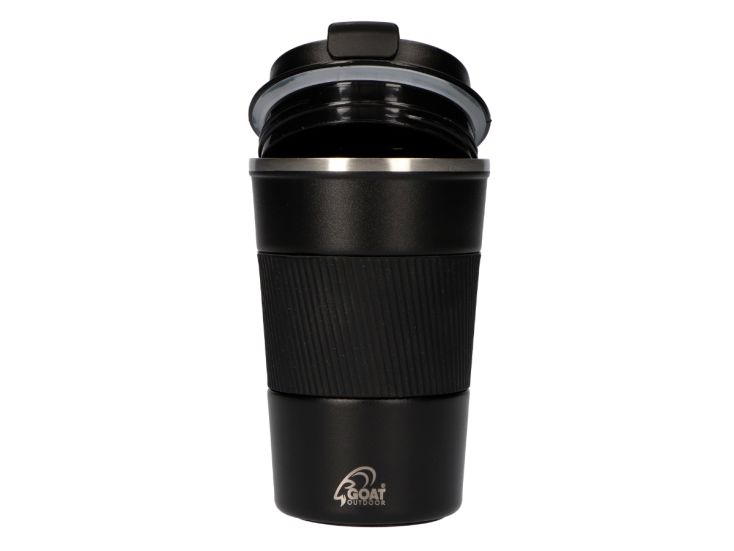 GOAT Outdoor 380 ml RVS Koffiebeker To Go - Black