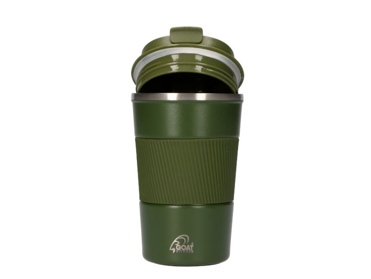 GOAT Outdoor 380 ml RVS Koffiebeker to go - Groen