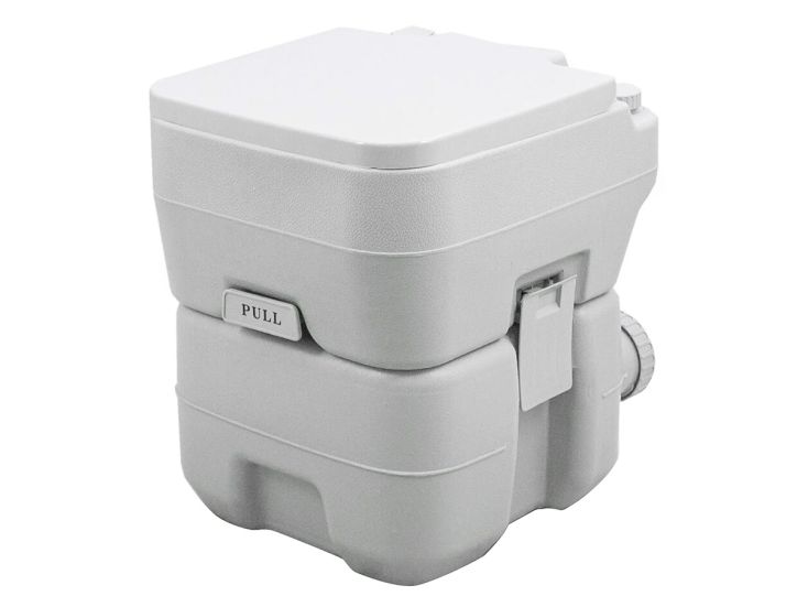 Campingtoilet met zuigerpomp - 20 liter