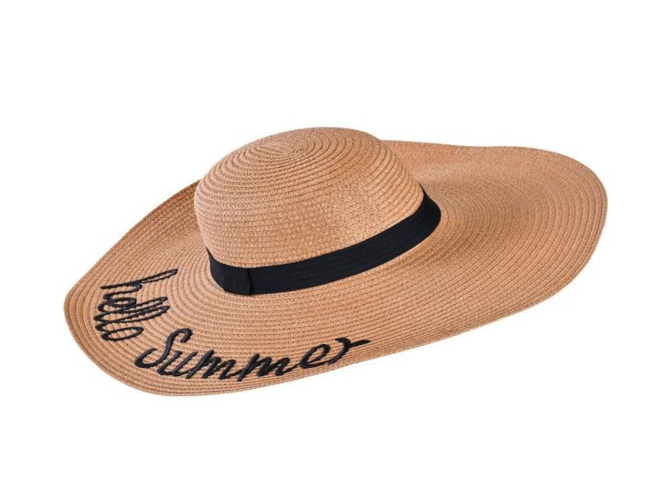Decopatent Zonnehoed Dames - Bruin UV Strandhoed