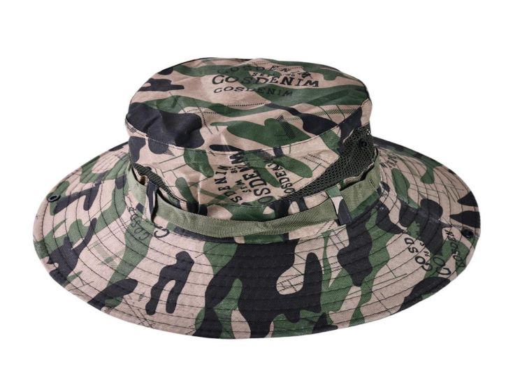 Decopatent Camouflage Jungle vissershoedje (Army Groen)