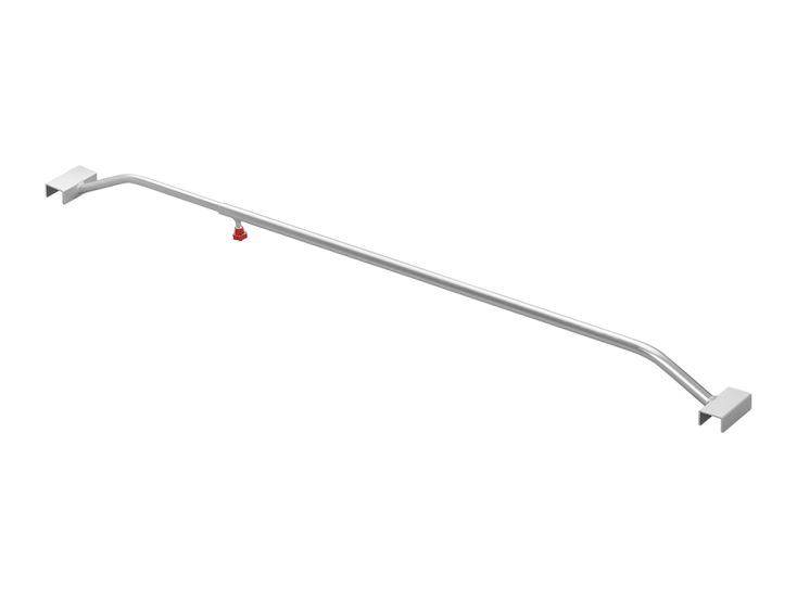 ProPlus verstelbare platte aanhangerzeilstang - 108 - 146 cm