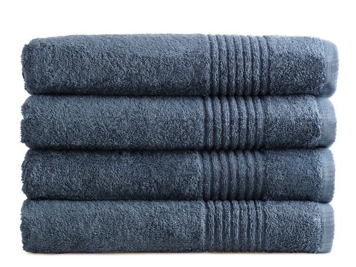 PHLOX Supreme 70 x 140 cm set van 4 handdoeken - ijsblauw