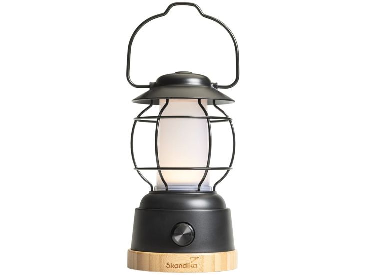 Skandika Kiruna Jord LED retro lamp met powerbank