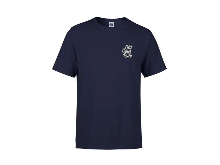 Old Guys Rule It Took Decades 2 heren t-shirt - Navy