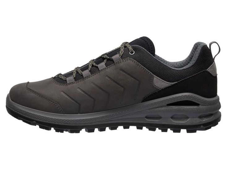 Grisport River Low Anthracite heren wandelschoenen