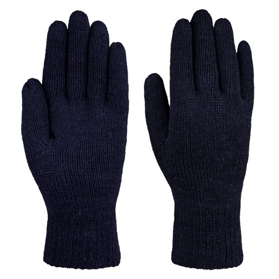Tarjane Navy Thinsulate gebreide handschoenen