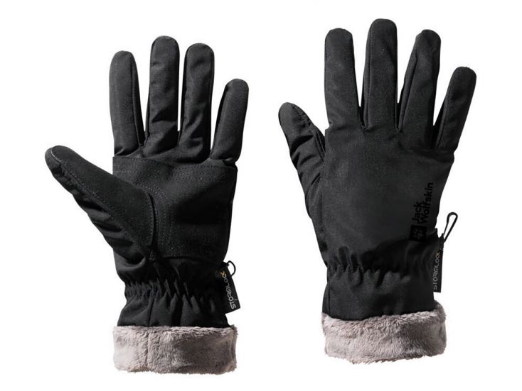 Jack Wolfskin Highloft Night Black dames handschoenen