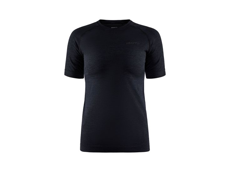 Craft Core Dry Active Comfort SS vrouwen T-shirt - Black