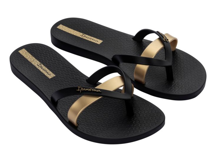 Ipanema Kirei dames slippers - Black/Gold